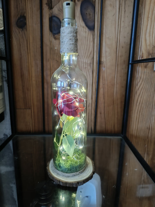 Bouteille lumineuse personnalisée